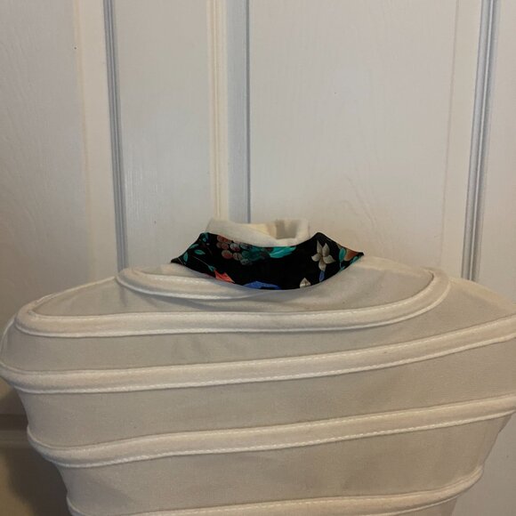 Leonard Italian Silk Tie Flowers Paris Italy 100% Silk - Picture 5 of 9